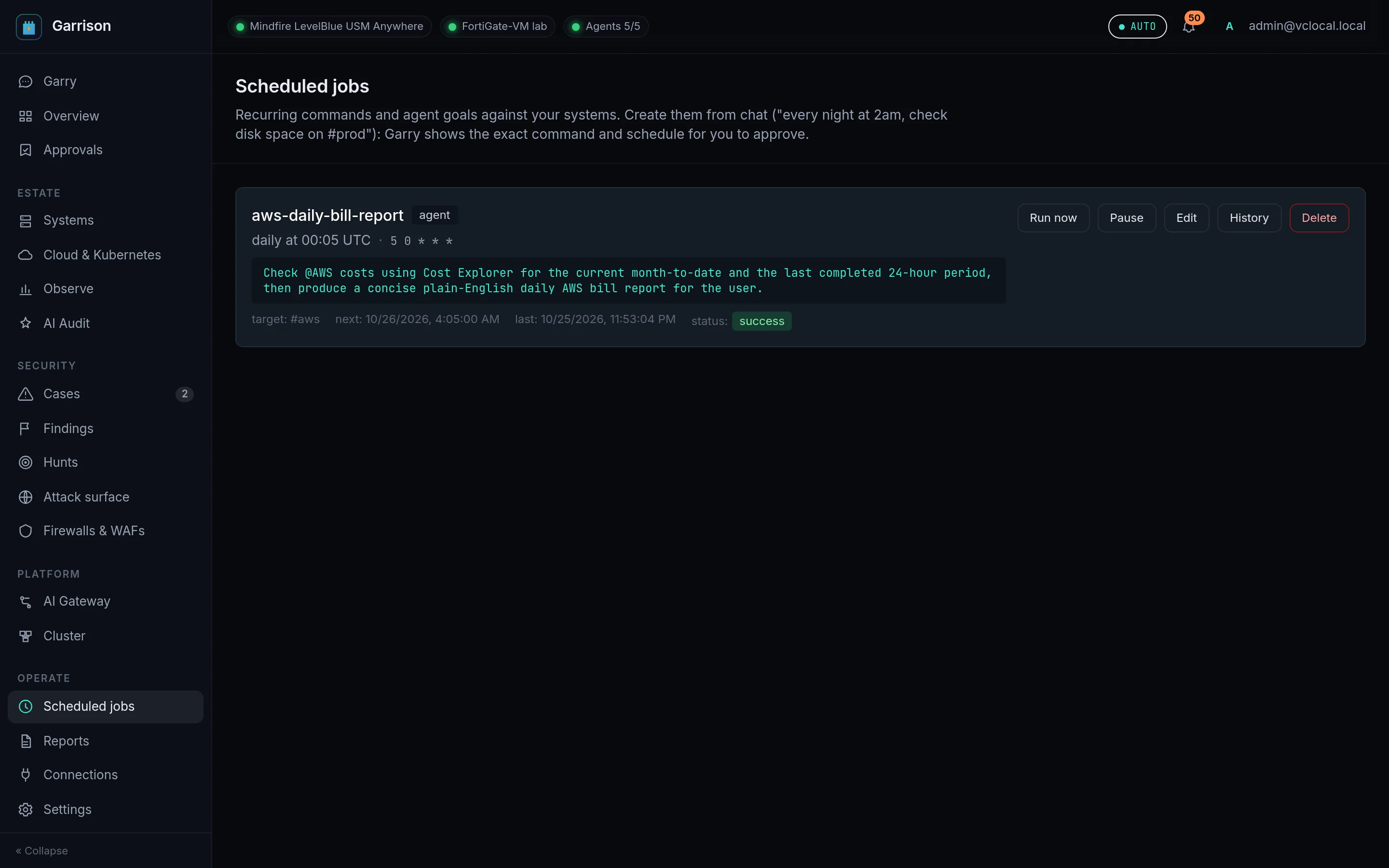 Monitoring and automation